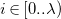 i element of left bracket 0 period period lamda right parenthesis