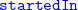 monospace startedIn