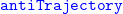 monospace antiTrajectory