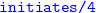 monospace initiates slash 4