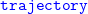 monospace trajectory