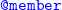 monospace at member