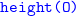 monospace height left parenthesis upper O right parenthesis