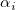 alpha Subscript i