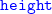 monospace height