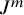 upper J Superscript m