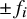 plus or minus f Subscript i