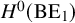 upper H Superscript 0 Baseline left parenthesis BE Subscript 1 Baseline right parenthesis