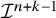 script upper I Superscript n plus k minus 1