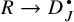 R approaches D sub j with a dot above the D.