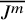 upper J Superscript m Baseline overbar