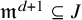 German m Superscript d plus 1 Baseline subset of or equal to upper J