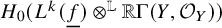 upper H 0 left parenthesis upper L Superscript k Baseline left parenthesis f underbar right parenthesis circled times Superscript double struck upper L Baseline double struck upper R normal upper Gamma left parenthesis upper Y comma script upper O Subscript upper Y Baseline right parenthesis right parenthesis