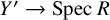 upper Y prime right arrow upper S p e c upper R