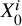 upper X 0 Superscript i