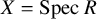 upper X equals upper S p e c upper R
