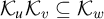 script upper K Subscript u Baseline script upper K Subscript v Baseline subset of or equal to script upper K Subscript w