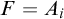 upper F equals upper A Subscript i
