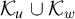 script upper K Subscript u Baseline union script upper K Subscript w