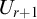 upper U Subscript r plus 1