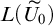 upper L left parenthesis upper U overtilde Subscript 0 Baseline right parenthesis