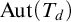 upper A u t left parenthesis upper T Subscript d Baseline right parenthesis
