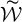 script upper W overtilde