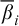 beta overbar Subscript i