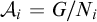 script upper A Subscript i Baseline equals upper G divided by upper N Subscript i