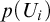 p left parenthesis upper U Subscript i Baseline right parenthesis