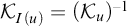 script upper K Subscript upper I left parenthesis u right parenthesis Baseline equals left parenthesis script upper K Subscript u Baseline right parenthesis Superscript negative 1