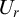 upper U Subscript r
