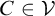 upper C element of script upper V