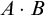 upper A dot upper B