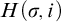 upper H left parenthesis sigma comma i right parenthesis