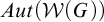 upper A u t left parenthesis script upper W left parenthesis upper G right parenthesis right parenthesis