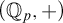 left parenthesis double struck upper Q Subscript p Baseline comma plus right parenthesis