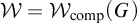 script upper W equals script upper W Subscript comp Baseline left parenthesis upper G right parenthesis