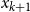 x Subscript k plus 1