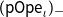 left parenthesis sans serif pOpe Subscript iota Baseline right parenthesis Subscript minus