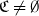German upper C not equals normal empty set