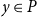 y element of upper P
