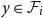 y element of script upper F Subscript i