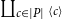 coproduct Underscript c element of StartAbsoluteValue upper P EndAbsoluteValue Endscripts よ Subscript left angle bracket c right angle bracket