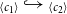 よ Subscript left angle bracket c 1 right angle bracket Baseline right arrow with hook よ Subscript left angle bracket c 2 right angle bracket