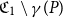 German upper C 1 minus gamma left parenthesis upper P right parenthesis