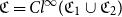 German upper C equals upper C l Superscript normal infinity Baseline left parenthesis German upper C 1 union German upper C 2 right parenthesis