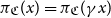 pi Subscript German upper C Baseline left parenthesis x right parenthesis equals pi Subscript German upper C Baseline left parenthesis gamma x right parenthesis