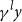 gamma Superscript l Baseline y