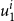 u 1 Superscript i